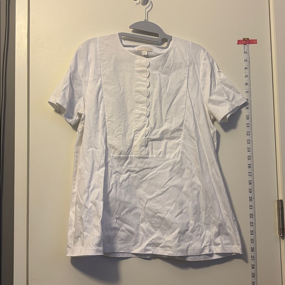 COS White Short Sleeve Men's Tee